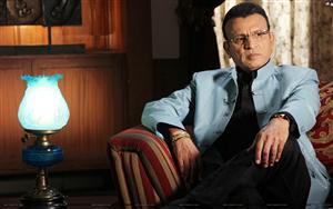 Bollywood actor & television presenter, Annu Kapoor known for hosting the reality show Antakshari